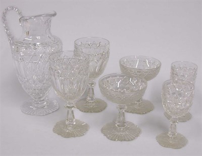 Lot 582 - Baccarat Colorless Cut Glass Partial Stemware...