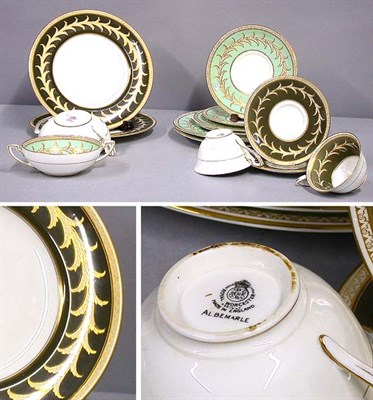 Lot 397 - Assembled Royal Worcester Gilt-Decorated...