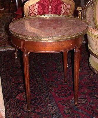 Lot 459 - Louis XVI Style Bouillotte Table With a...