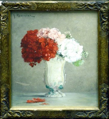 Lot 4 - Gustave Barrier French, 1871-1953 VASE OF...