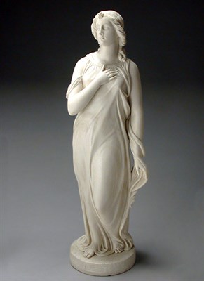 Lot 603 - Copeland Bisque Figure of Beatrice Height 22...