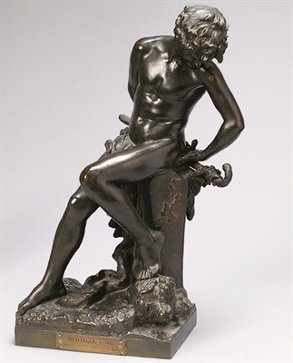 Lot 654 - Bronze Figure of a Shepherd Boy After a model...