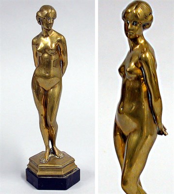 Lot 356 - Bronze Nude of a Woman Signed Raum.