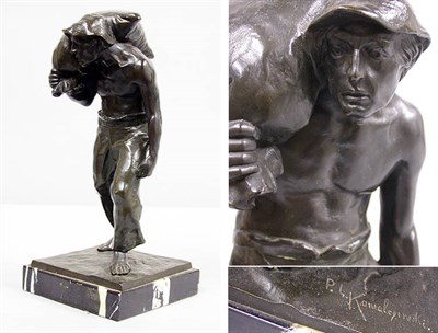 Lot 644 - Bronze Figure of a Laborer After a model by...