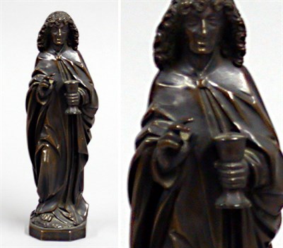 Lot 358 - Bronze Figure of St. John the Evangelist