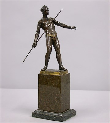 Lot 678 - Bronze Figure of a Javelin Thrower After...