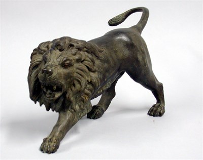 Lot 172 - Bronze Figure of a Lion