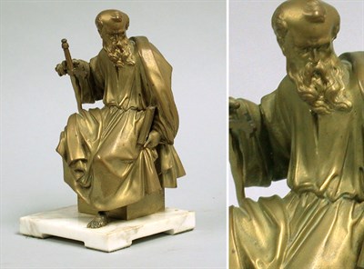 Lot 215 - Bronze Figure of St. Paul