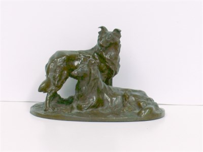 Lot 150 - Otto Jarl Swedish, 1856-1915 TWO COLLIES...