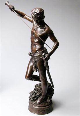 Lot 637 - Bronze Figure of David After a model by...