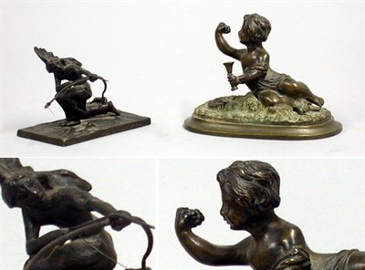 Lot 218 - Bronze Sculpture of an Indian Shooting anArrow...