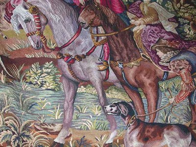 Lot 721 - French Needlepoint Tapestry France, mid 20th...