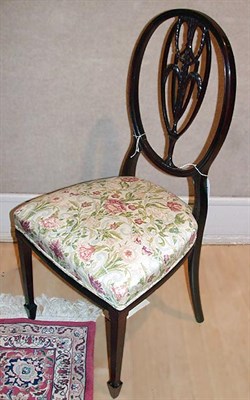 Lot 324 - Set of Six Regency Style Mahogany Dining Chairs