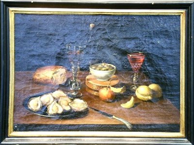 Lot 47 - Spanish School 19th Century STILL LIFE WITH...