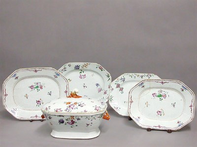 Lot 369 - Chinese Export Famille Rose Porcelain Covered...