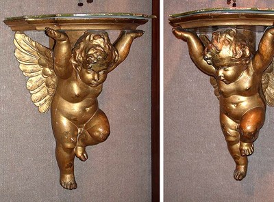 Lot 422 - Louis XV Style Gilt-Wood and Faux Painted...