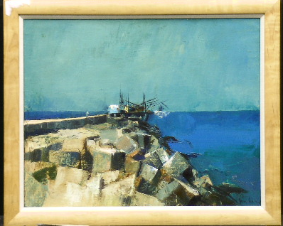 Lot 53 - Nicola Simbari Italian, b.1927 FIUMICINO...
