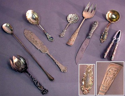 Lot 469 - Miscellaneous Group of Sterling Silver Serving...
