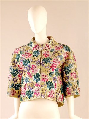 Lot 476 - Marusia Polychrome Raffia Evening Jacket