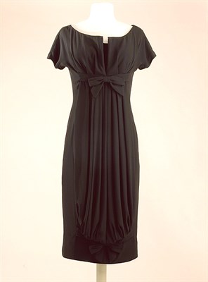 Lot 490 - Simonetta Black Silk Cocktail Dress