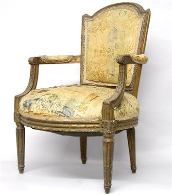 Lot 476 - Assembled Set of Three Louis XVI Style Painted...