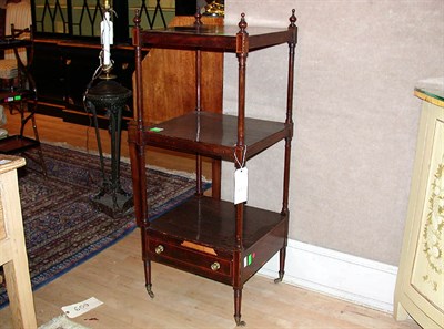 Lot 358 - Regency Mahogany Three-Tier Etagere