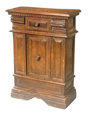 Lot 127 - Italian Late Renaissance Walnut Side Cabinet...
