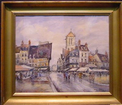 Lot 132 - Frank-Will French, 1900-1951 OUTDOOR MARKET,...