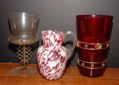 Lot 3392A - Miscellaneous Group of Glass Table Articles...