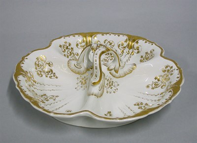 Lot 364 - German Porcelain Sectional Bowl