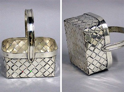Lot 383 - Cartier Sterling Silver Basket Total...