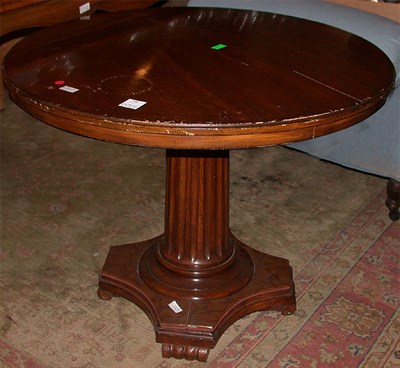 Lot 140 - Neoclassical Style Walnut Center Table