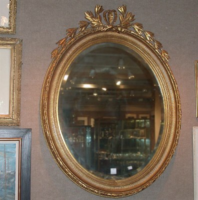 Lot 349 - Louis XVI Style Gilt-Wood Mirror