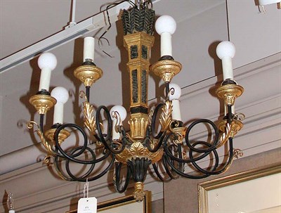 Lot 511 - Regence Style Painted and Parcel-Gilt...