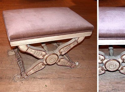 Lot 331 - Rococo Style Painted and Parcel Gilt...