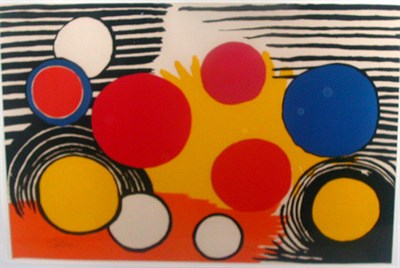 Lot 219 - Alexander Calder COMPOSITION Color lithograph,...