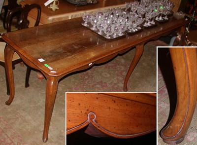Lot 144 - Provincial Louis XV Style Fruitwood Tasting Table