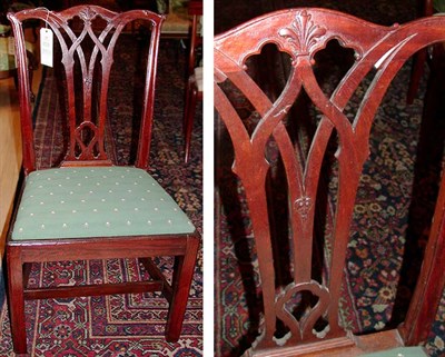 Lot 258 - Chippendale Mahogany Side Chair Philadelphia,...