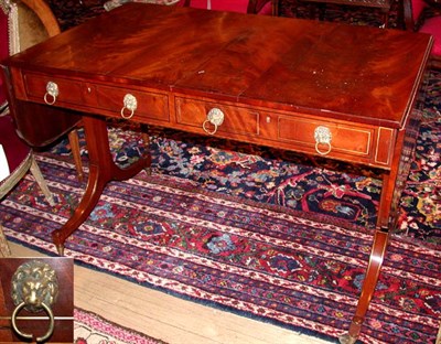 Lot 390 - Regency Mahogany Sofa Table Early 19th century...