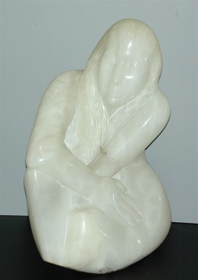 Lot 90 - J.E. Cohen 20th Century CROUCHING GIRL Signed...
