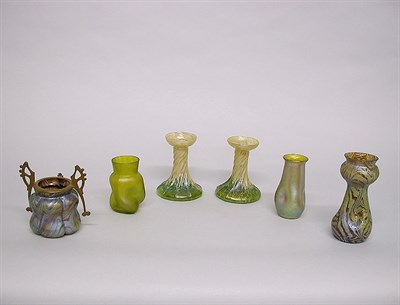 Lot 351 - Miscellaneous Group of Art Nouveau Glass...