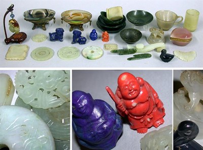 Lot 298 - Miscellaneous Group of Chinese Hardstone Articles
