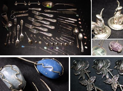 Lot 396 - Miscellaneous Group of Sterling Silver,...