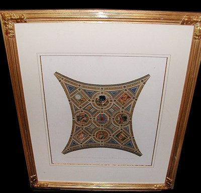 Lot 76 - Lewis Gruner COVED CIELING OF THE STANZA DELLA...