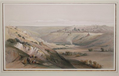 Lot 91 - David Roberts [VIEW OF JERUSALEM] Hand-colored...