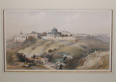 Lot 103 - David Roberts [VIEW OF JERUSALEM] Hand-colored...