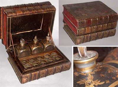 Lot 414 - Book-Form Liqueur Set
