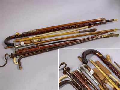Lot 466 - Miscellaneous Group of Canes and Riding Crops...