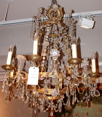 Lot 322 - Continental Neoclassical Gilt-Metal and Cut...