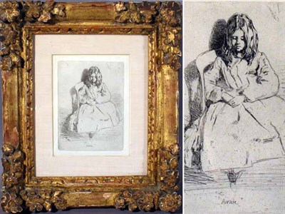 Lot 410 - James Abbott McNeill Whistler ANNIE SEATED...